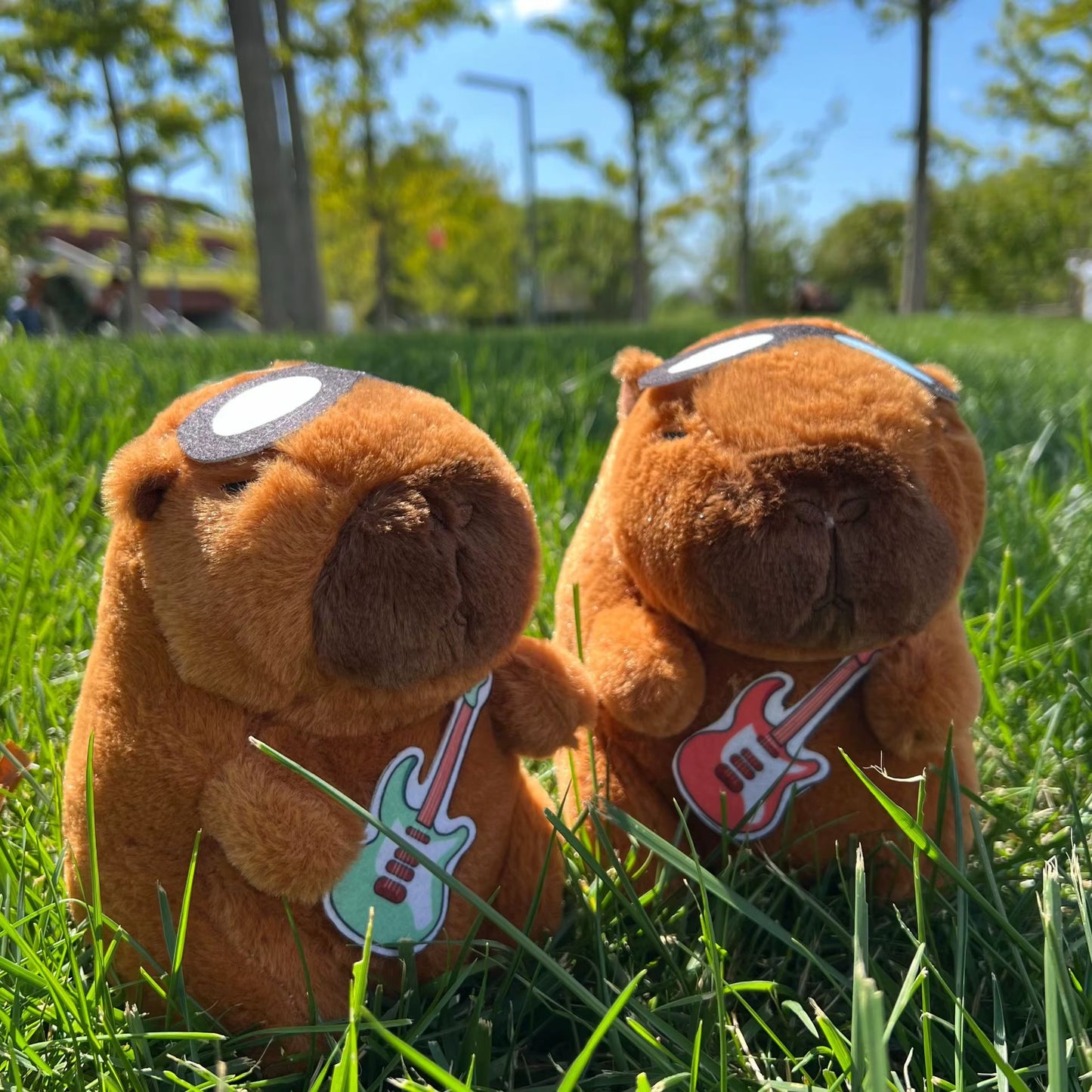 New 21Cm Capybara Plush Toy Simulation Capibara Anime Fluffty Toy Cute Soft Stuffed Animals Doll Plush Christmas Gifts for Kids