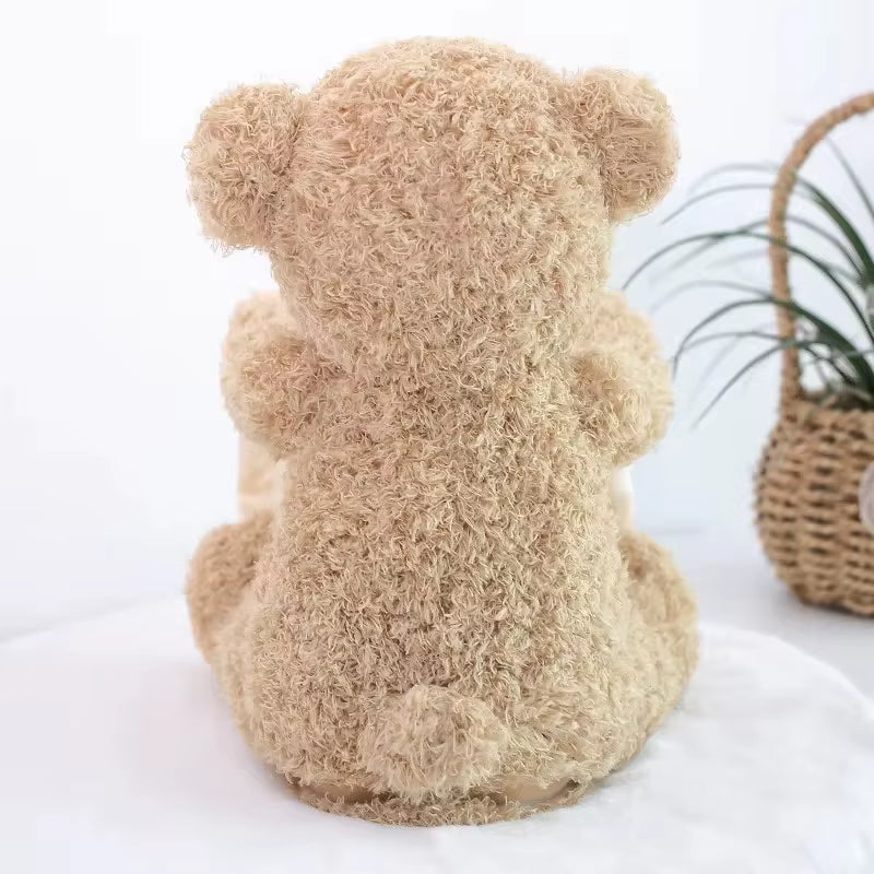 New Creative Doll Teddy Bear Playing Hide and Seek Children'S Coaxing Teddy Bear Talking Plush Toy Hide and Seek Cat and Bear